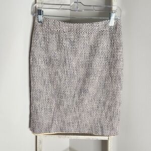 J.crew womens size 0 No 2 black gray tweed pencil skirt